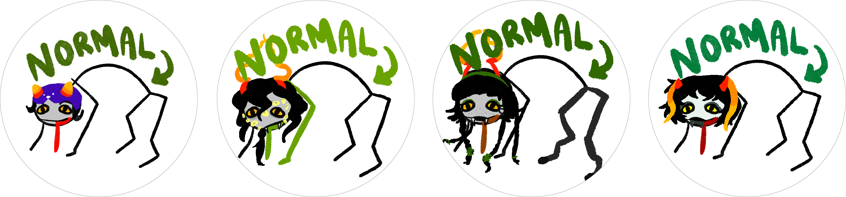 normal 2.25 button variants