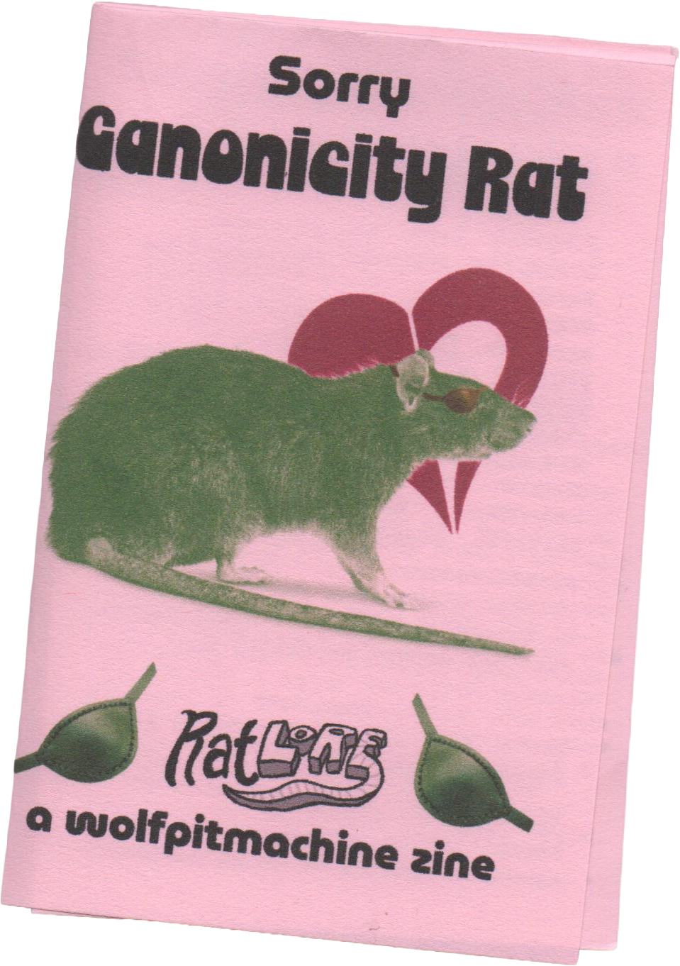 Sorry Canonicity Rat zine