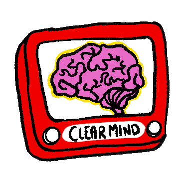 Clear Mind sticker