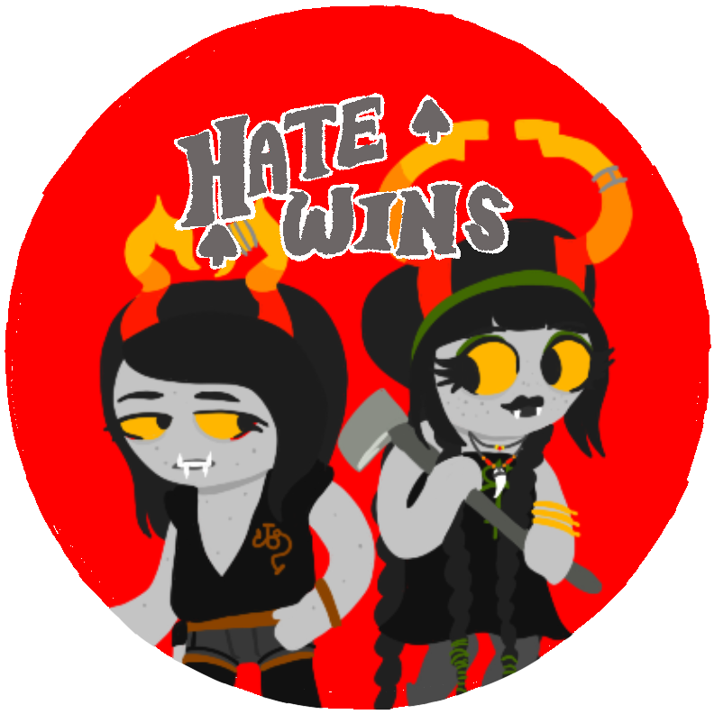 Hate Wins button