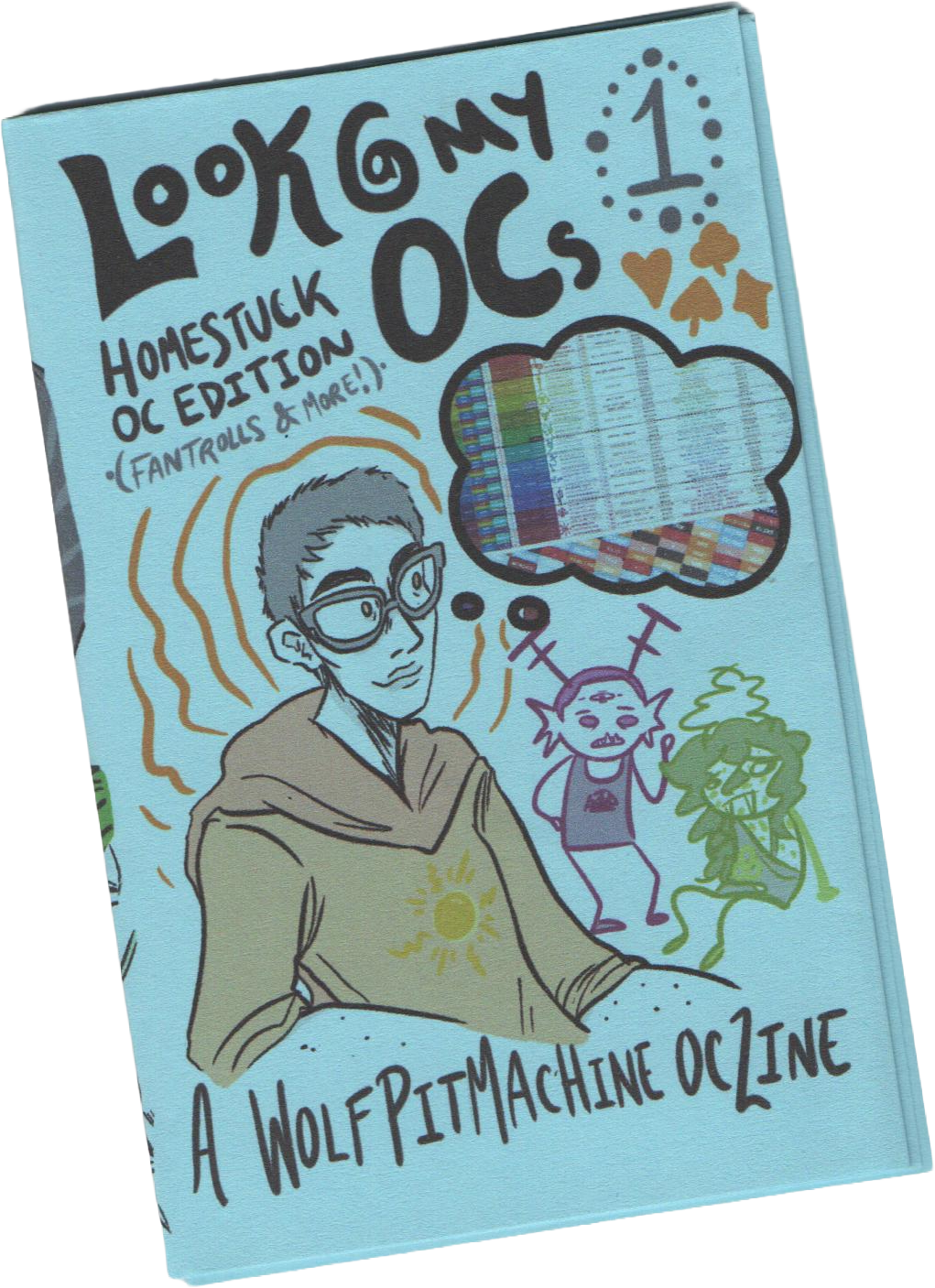 Look at my OCs 1: Homestuck Edition Zine