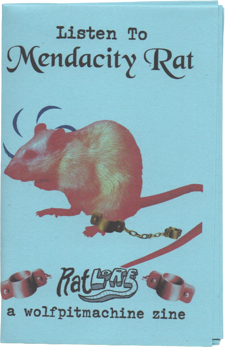 Listen to Mendacity Rat zine