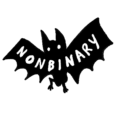 Nonbinary Bat sticker