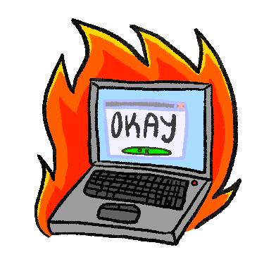 Okay Laptop sticker