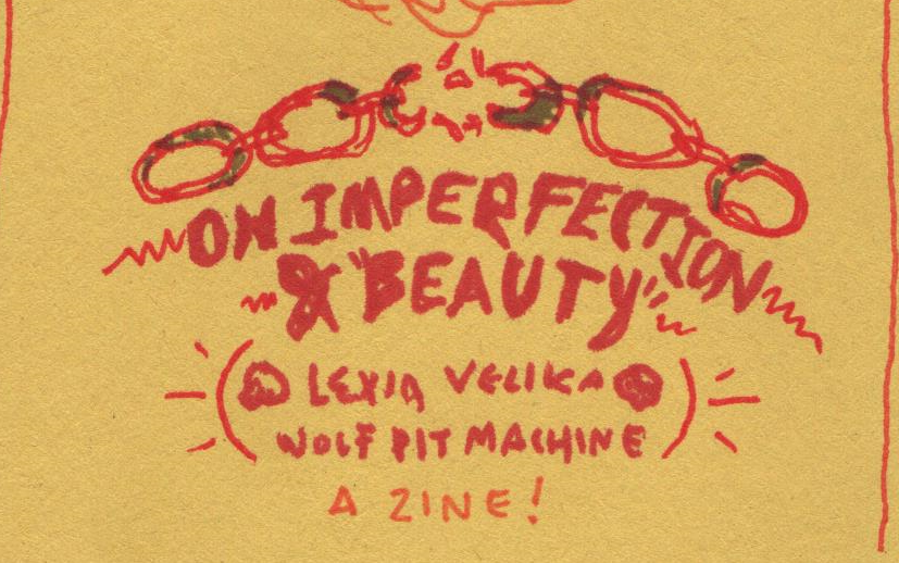 On Imperfection & Beauty cover