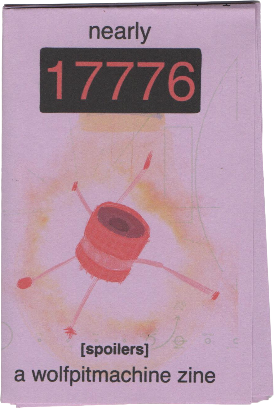 April Zines 2026 day 5 nearly 17776 zine