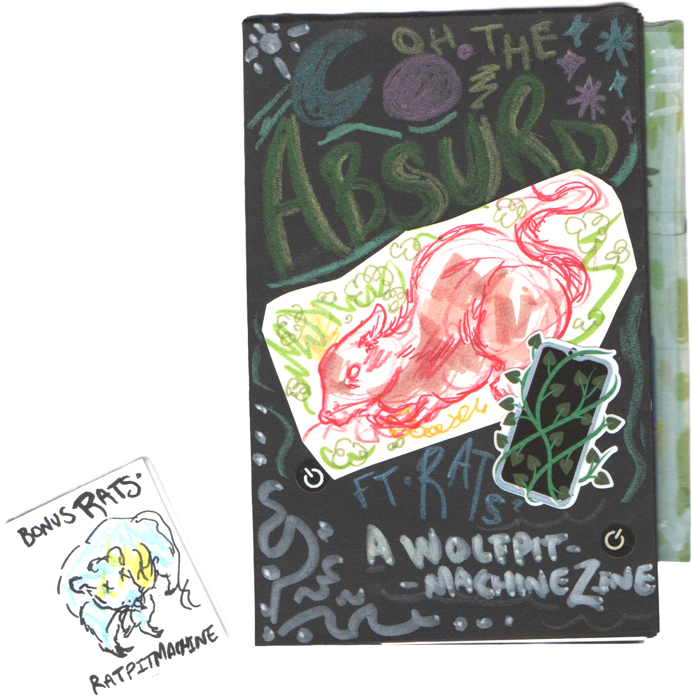 April Zines 2026 day 7 oh the absurd zine