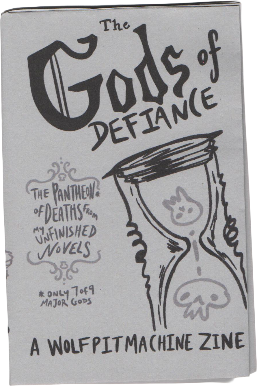 April Zines 2026 day 8 gods of defiance zine