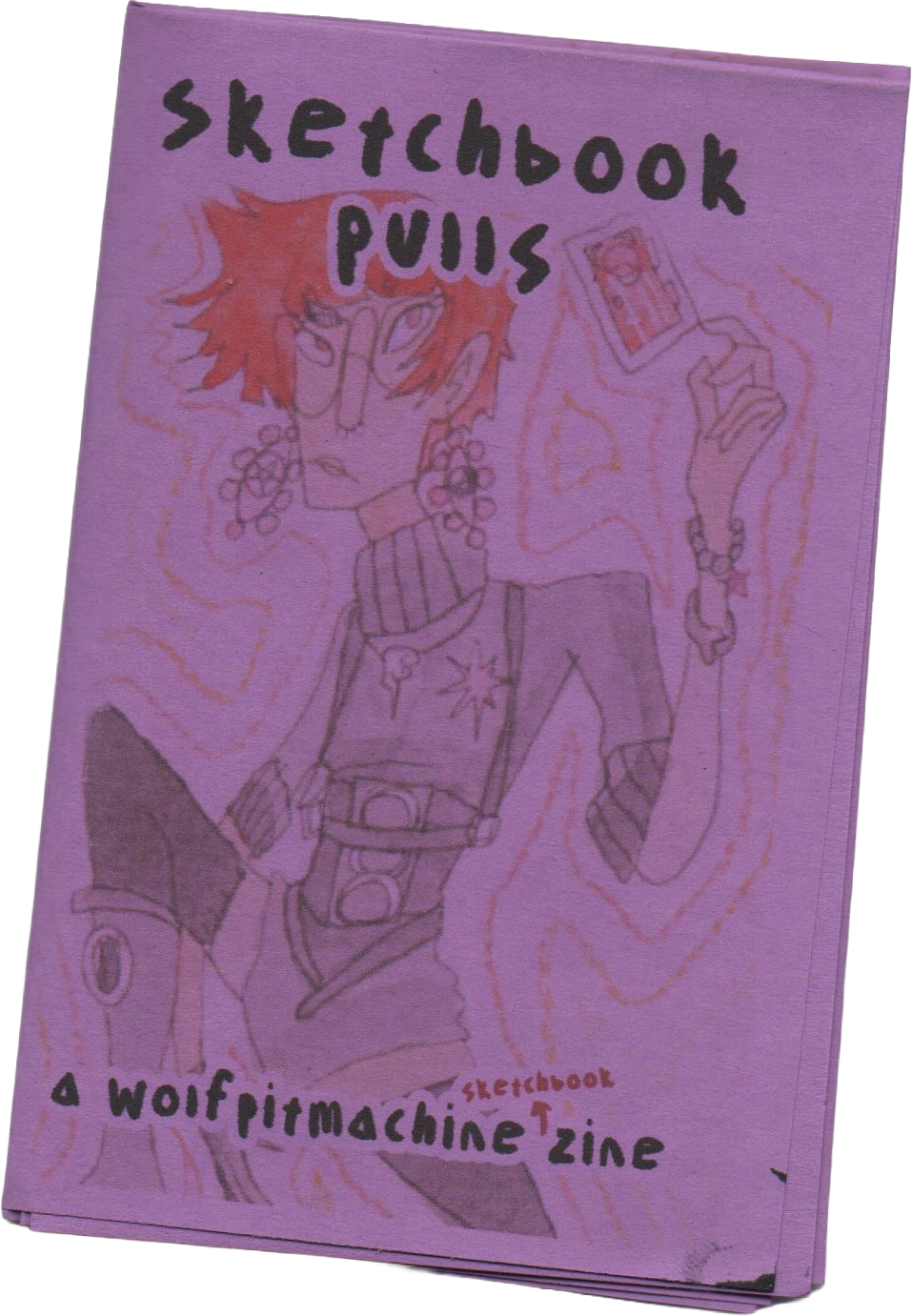 April Zines 2026 day 11 sketchbook pulls zine