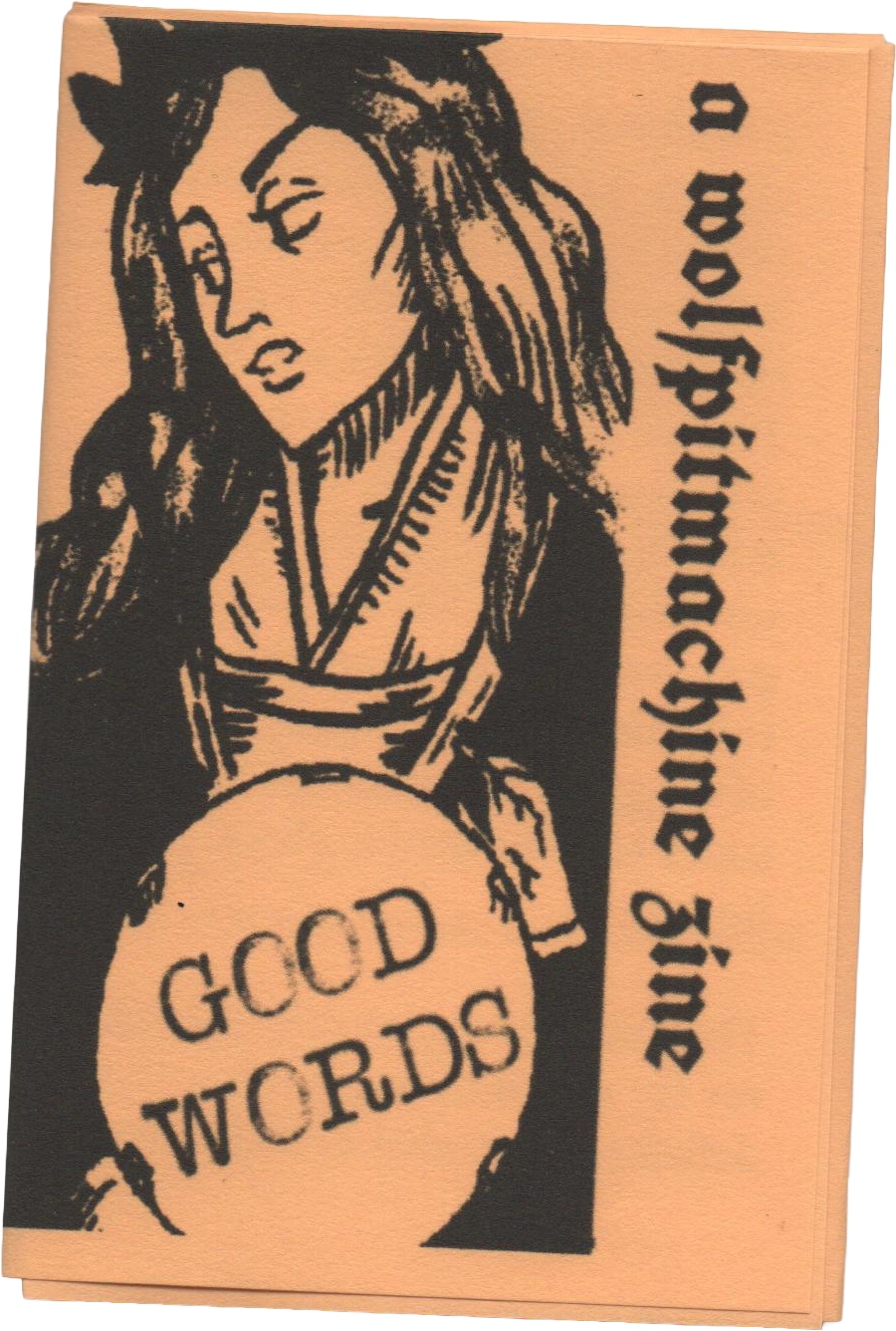 April Zines 2026 day 22 good words zine
