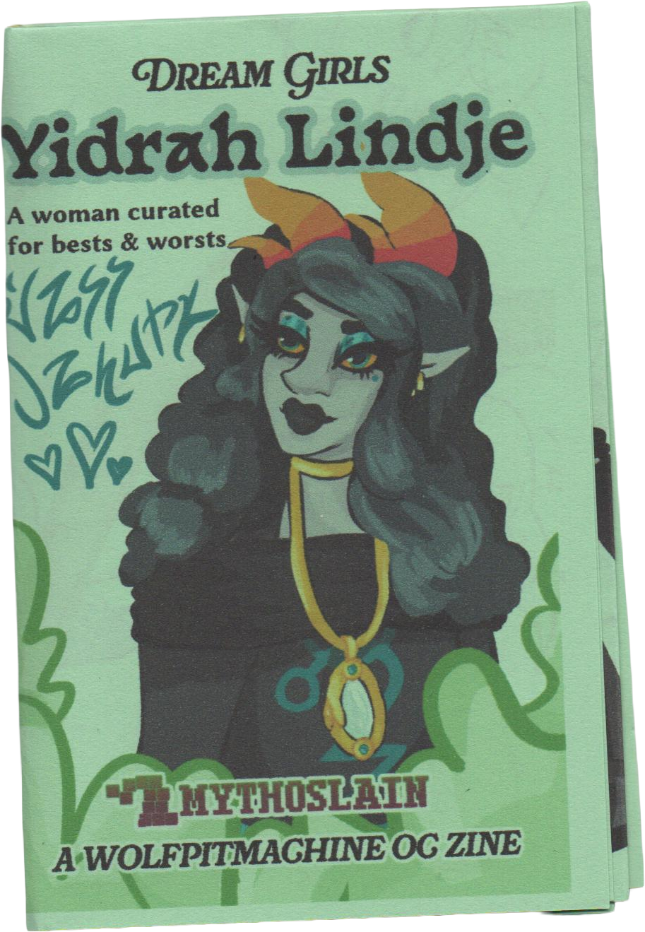 April Zines 2026 day 24 dream girls yidrah lindje zine