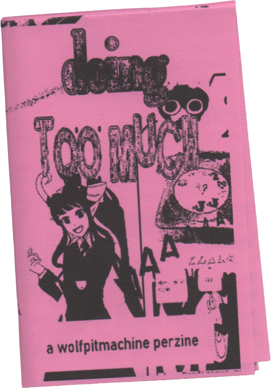 April Zines 2026 day 26 doing too much zine