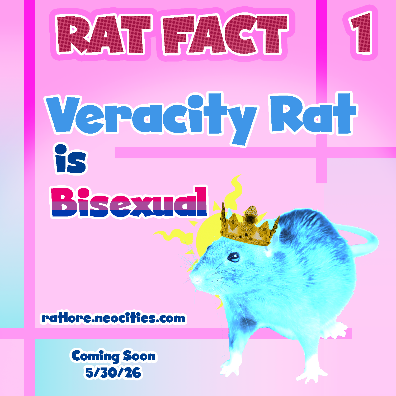 April Zines 2026 day 27 rat facts zine