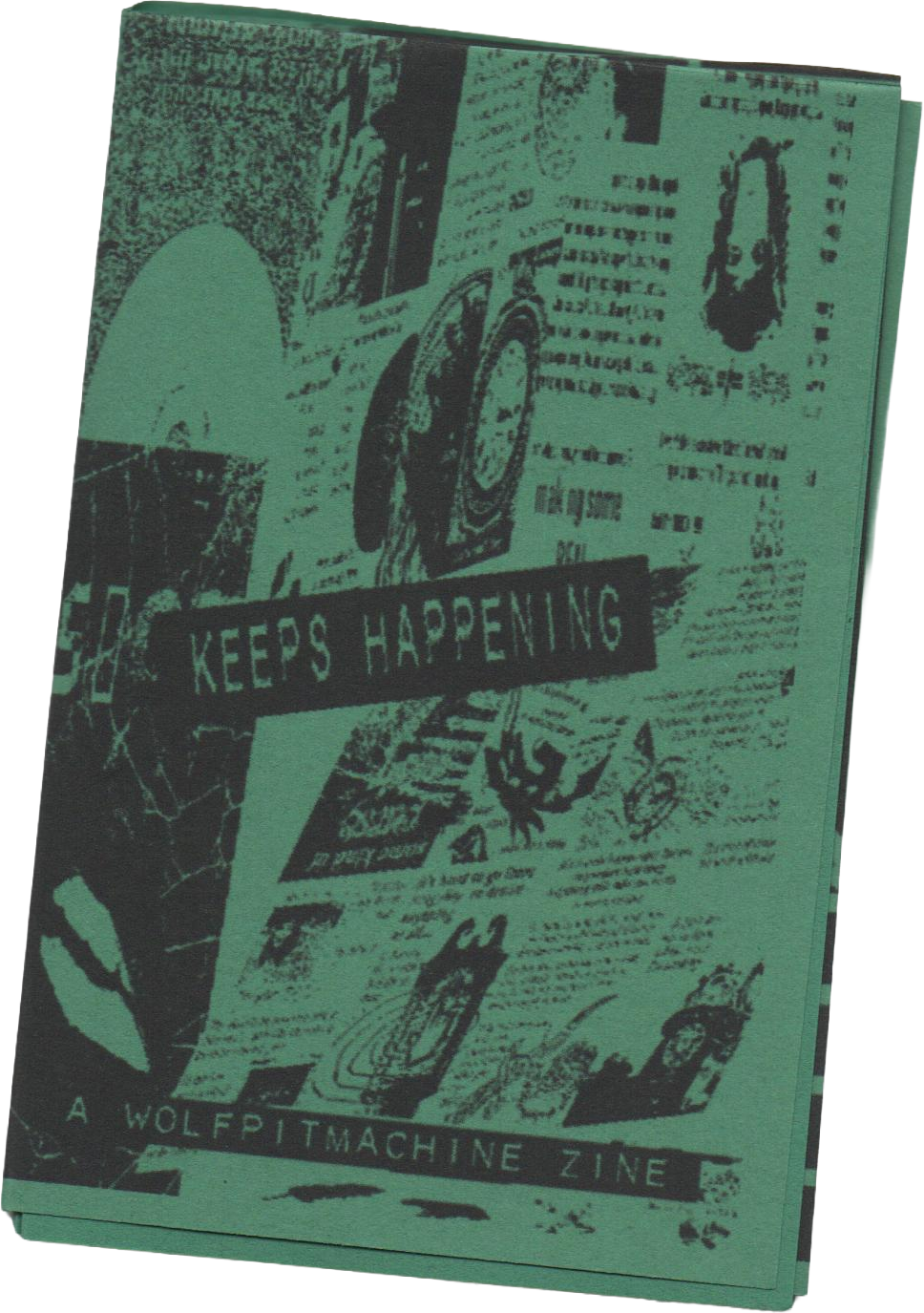 April Zines 2026 day 28 keeps happening zine