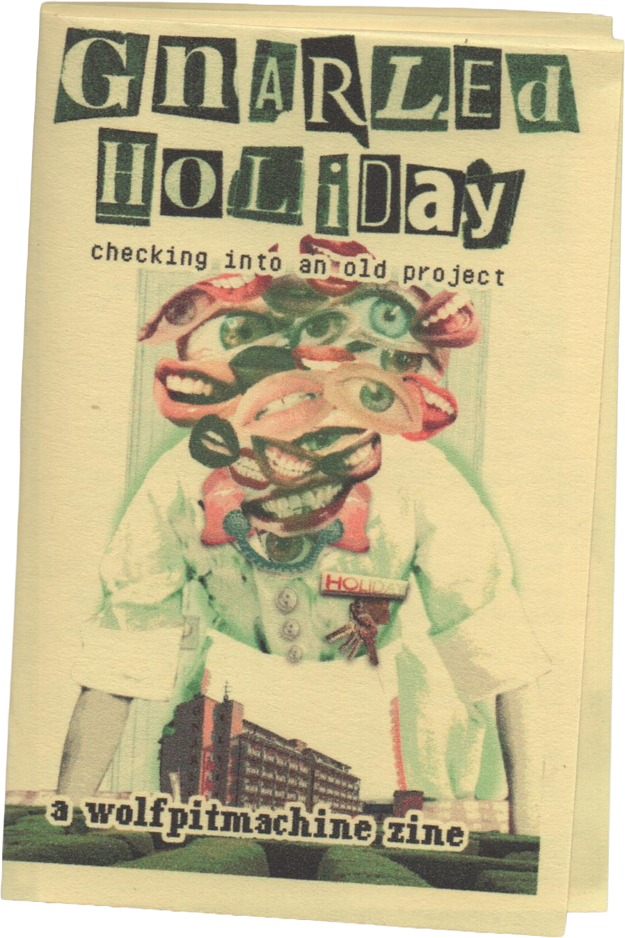April Zines 2026 day 29 gnarled holiday zine