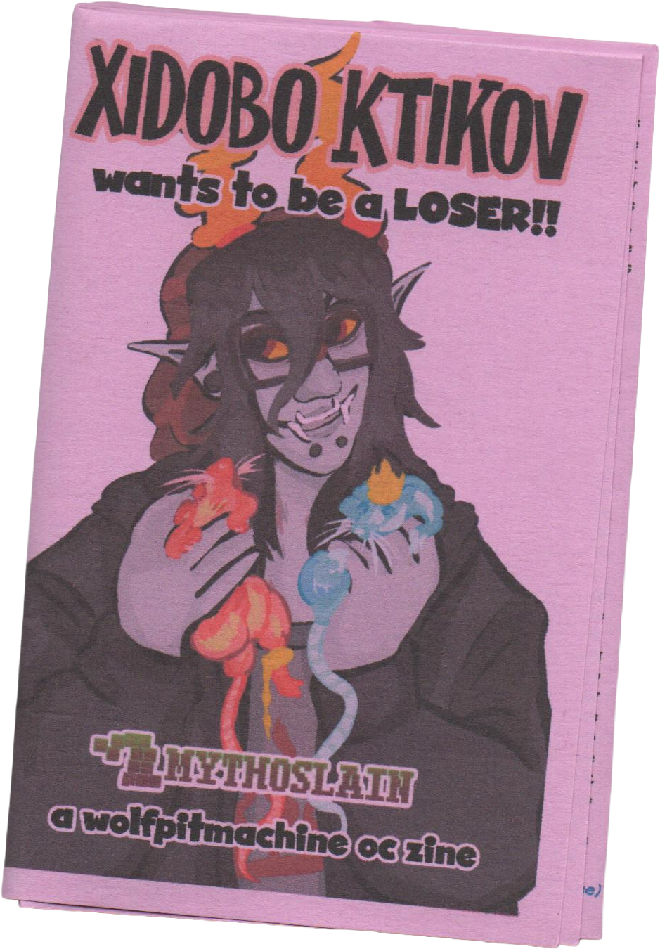 April Zines 2026 day 30 xidobo ktikov wants to be a loser zine