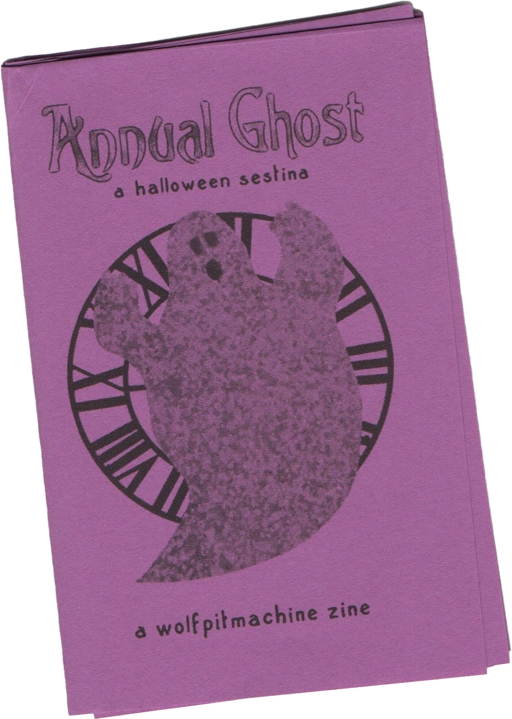 zinetober day 5 annual ghost zine