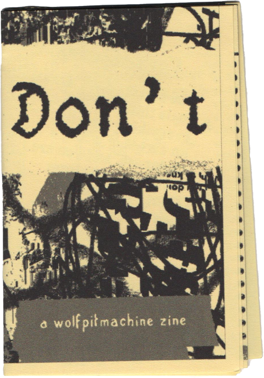 zinetober day 14 dont zine